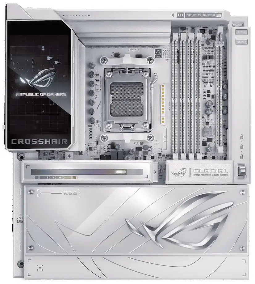 Aravaca PC - Montaje Placa Base ASUS ROG CROSSHAIR X870E GLACIAL Aravaca