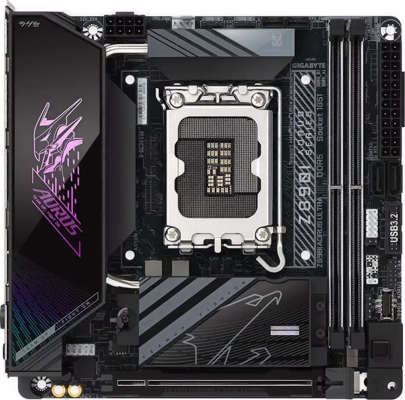 Montaje Placa Base Gigabyte Z890I AORUS ULTRA Gaming PC Aravaca